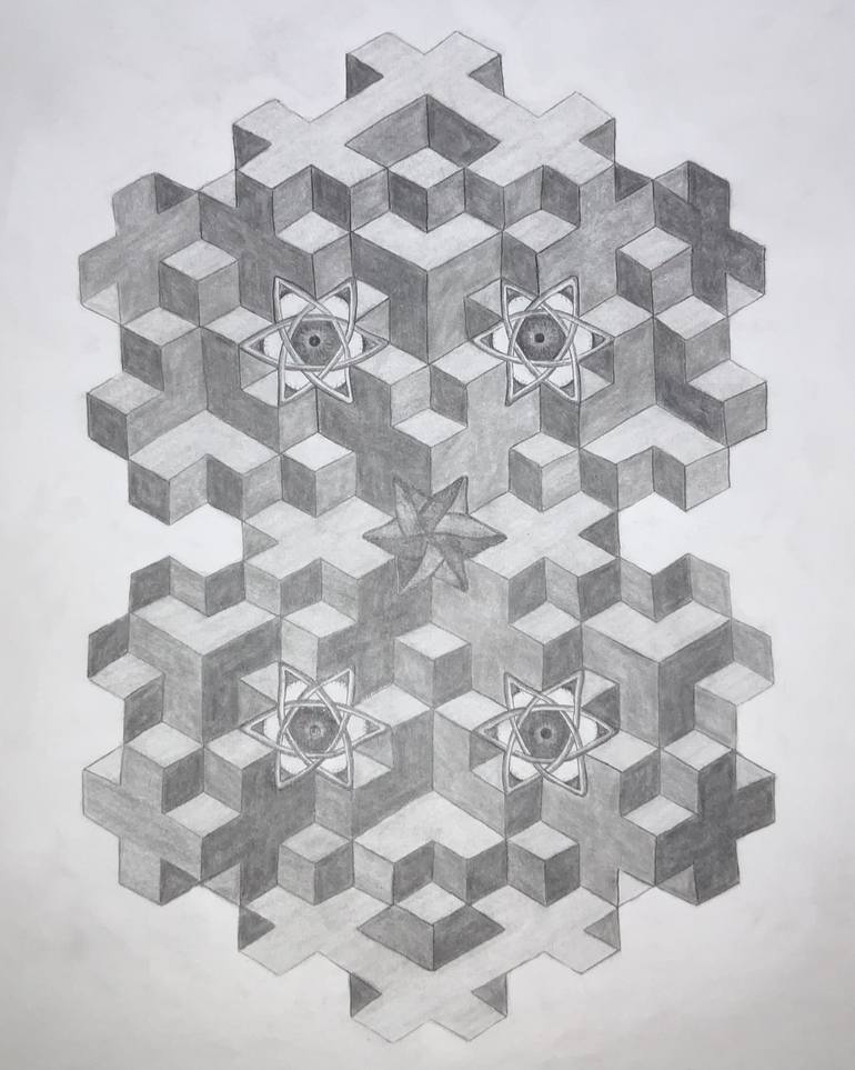 Original Pop Art Fantasy Drawing by Vance Houston