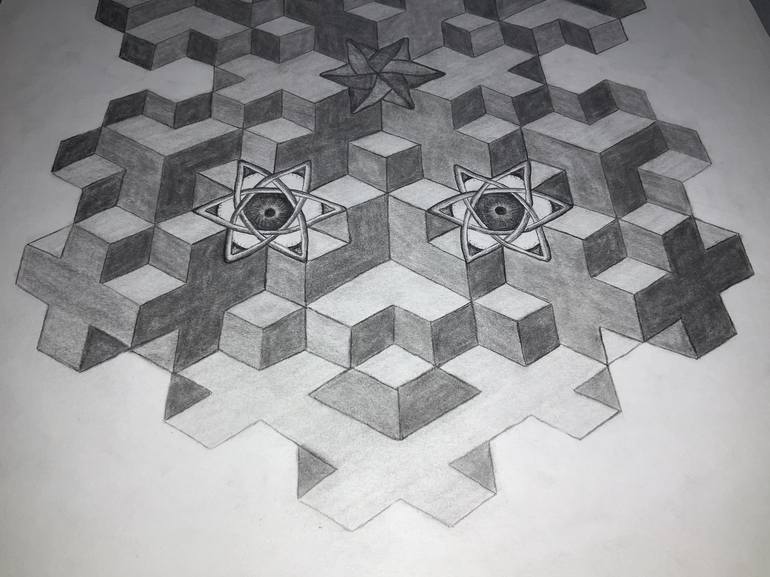 Original Pop Art Fantasy Drawing by Vance Houston