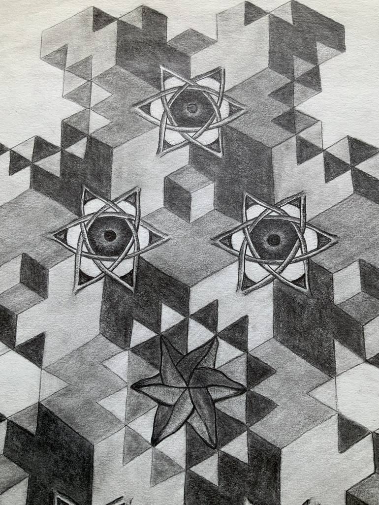 Original Pop Art Fantasy Drawing by Vance Houston