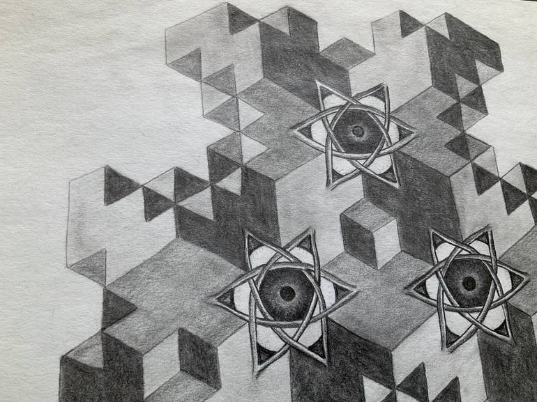 Original Pop Art Fantasy Drawing by Vance Houston