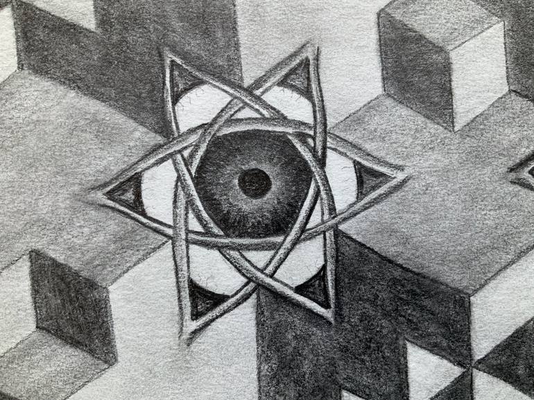 Original Pop Art Fantasy Drawing by Vance Houston