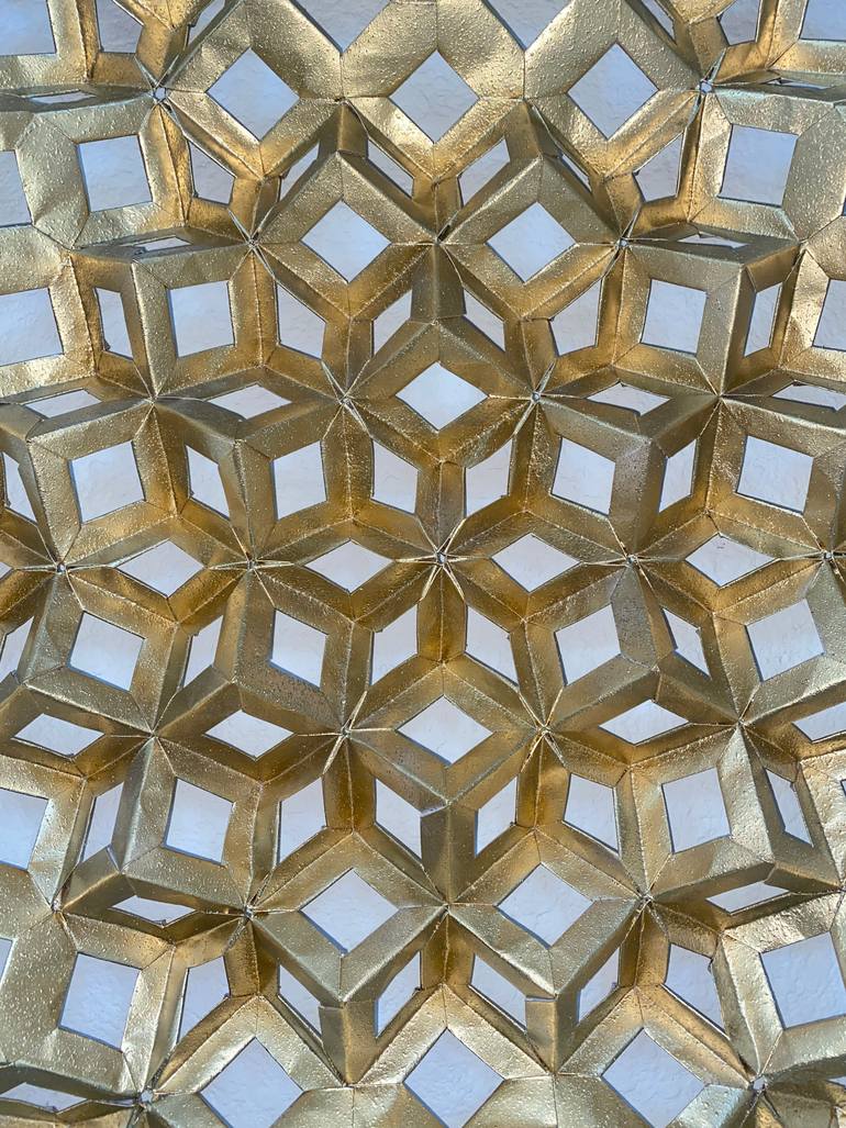 Original Art Deco Geometric Sculpture by Vance Houston