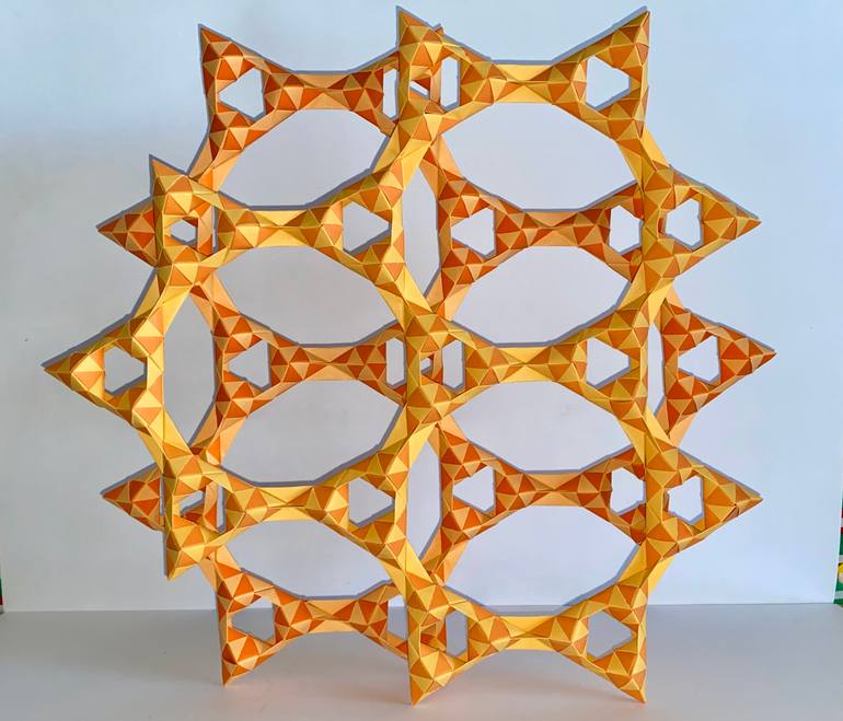 Original Fractal/algorithmic Geometric Sculpture by Vance Houston