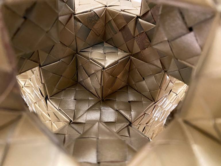 Original Geometric Architecture Sculpture by Vance Houston