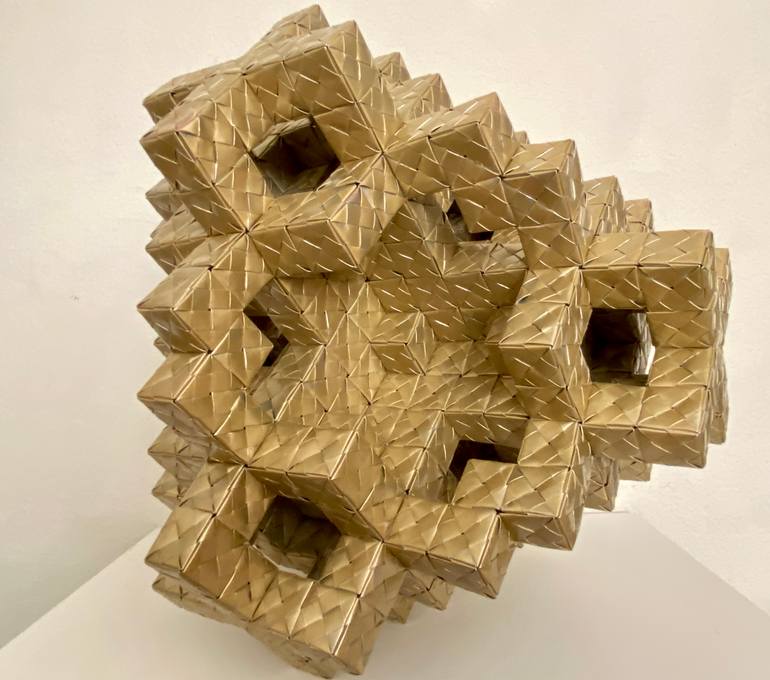 Original Geometric Architecture Sculpture by Vance Houston
