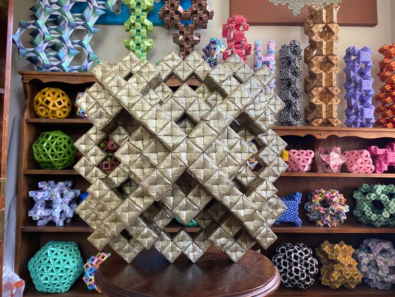 Original Geometric Architecture Sculpture by Vance Houston