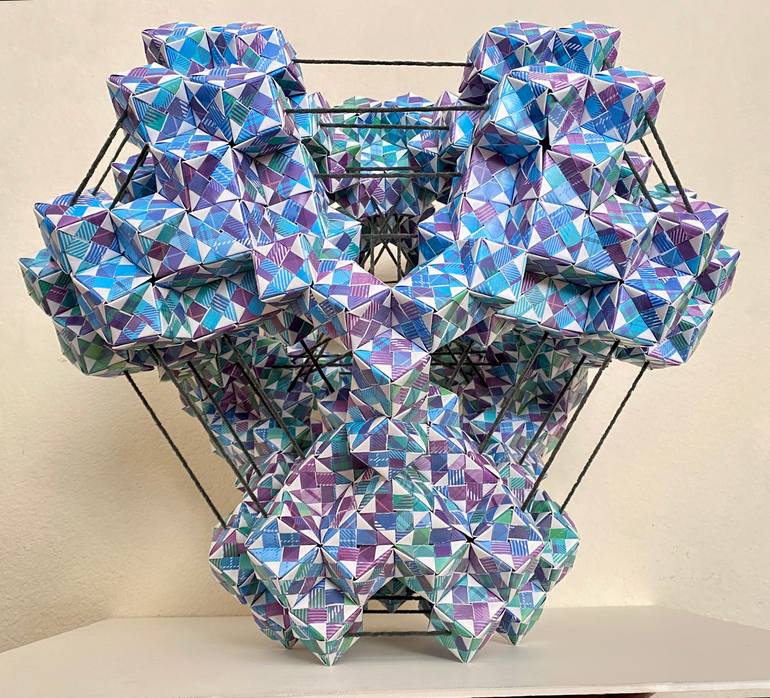 Original Cubism Architecture Sculpture by Vance Houston