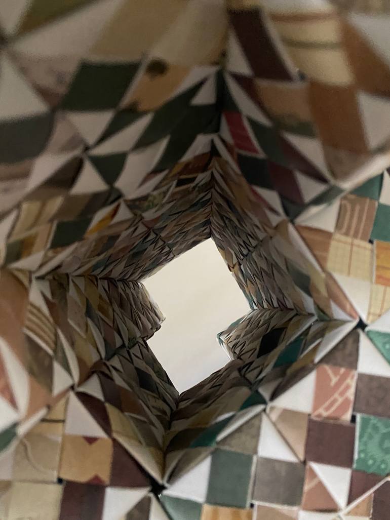 Original Art Deco Architecture Sculpture by Vance Houston