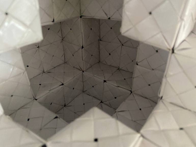 Original Abstract Geometric Sculpture by Vance Houston