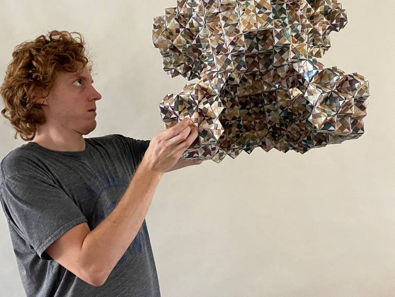 Original Abstract Architecture Sculpture by Vance Houston