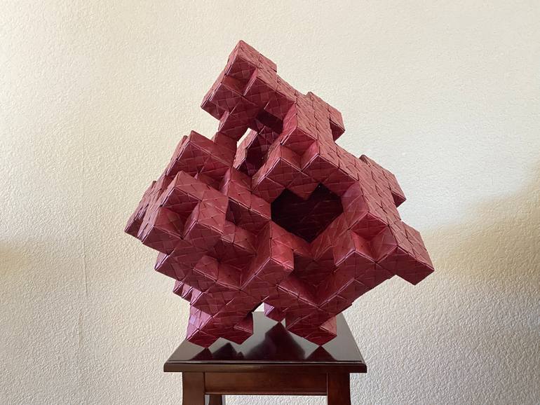 Original Abstract Architecture Sculpture by Vance Houston