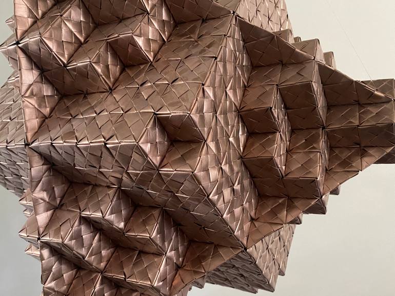Original Abstract Geometric Sculpture by Vance Houston