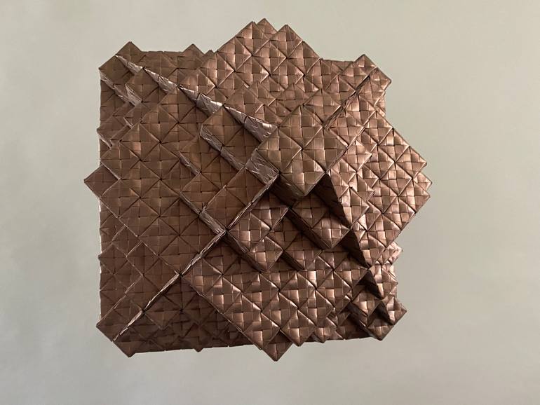 Original Abstract Geometric Sculpture by Vance Houston