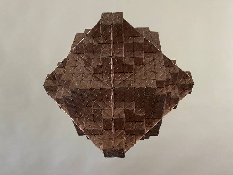 Original Abstract Geometric Sculpture by Vance Houston