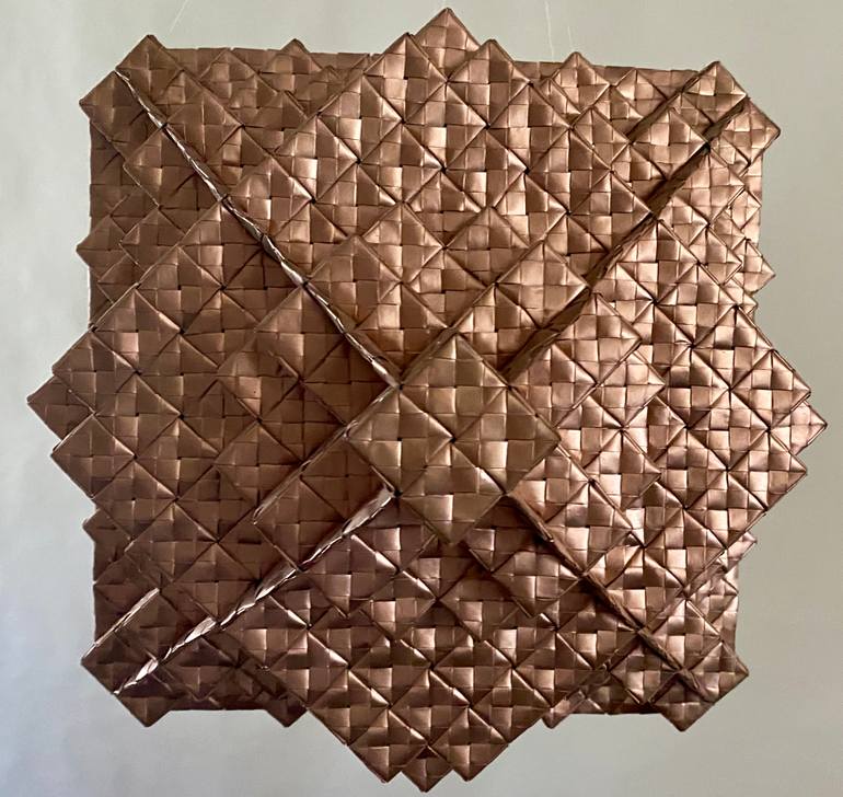 Original Abstract Geometric Sculpture by Vance Houston