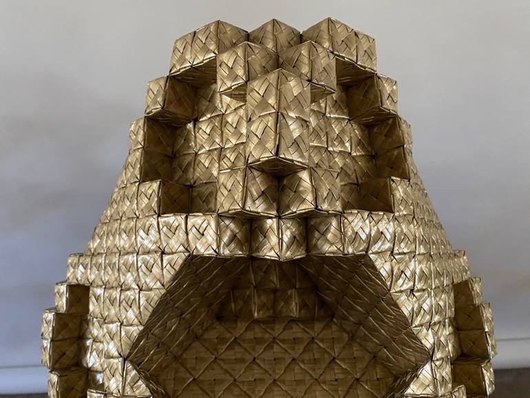 Original Modern Geometric Sculpture by Vance Houston