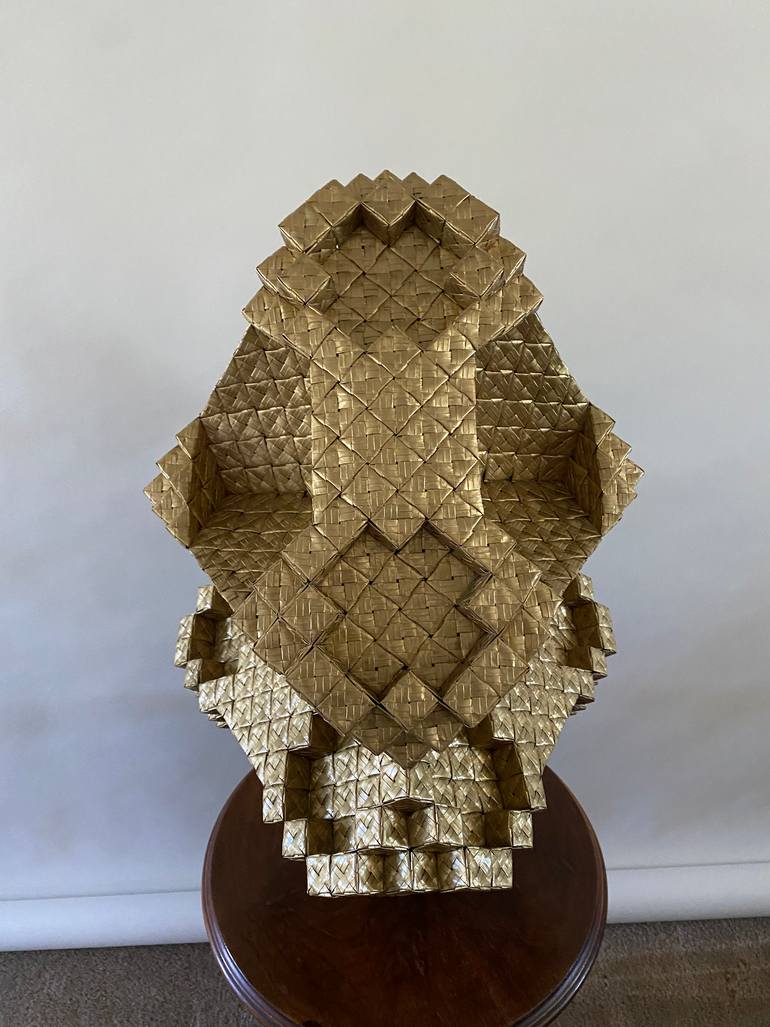 Original Modern Geometric Sculpture by Vance Houston