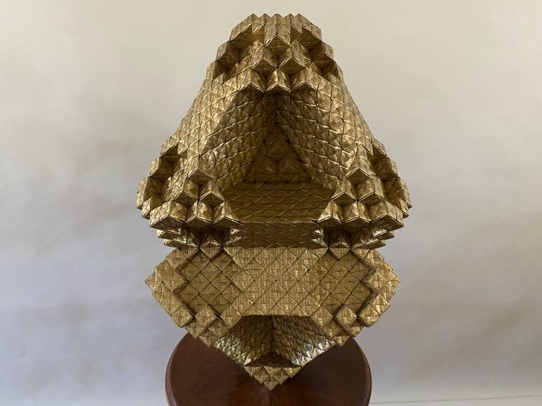 Original Modern Geometric Sculpture by Vance Houston