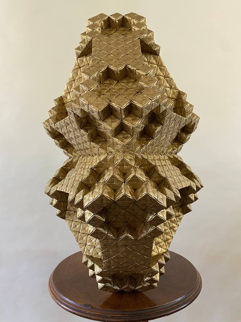 Original Modern Geometric Sculpture by Vance Houston
