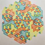 GEOMETRIC DECEPTION - Origami Evolution Cubic Illusion by Vance Houston