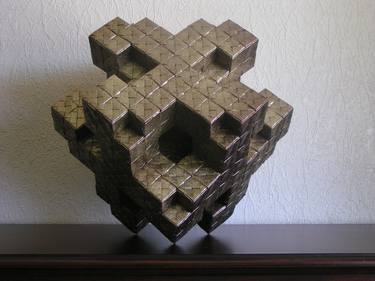 Original Fine Art Geometric Sculpture by Vance Houston