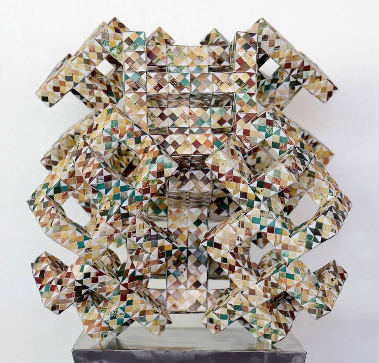 Original Conceptual Science/Technology Sculpture by Vance Houston