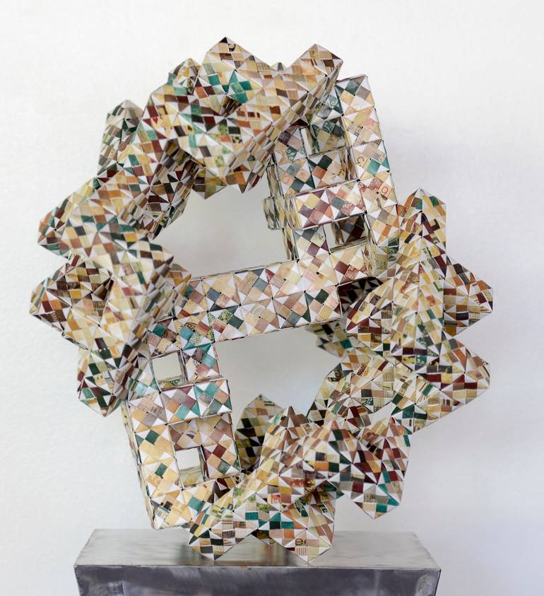 Original Conceptual Science/Technology Sculpture by Vance Houston