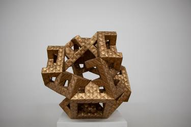 Original Modern Geometric Sculpture by Vance Houston