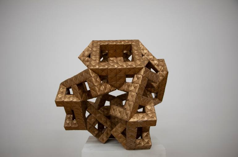 Original Modern Geometric Sculpture by Vance Houston