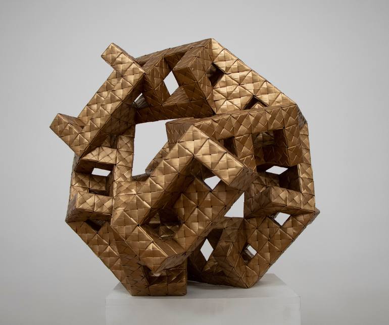 Original Modern Geometric Sculpture by Vance Houston