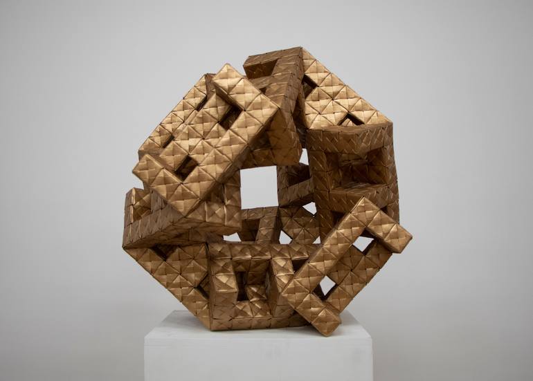 Original Modern Geometric Sculpture by Vance Houston