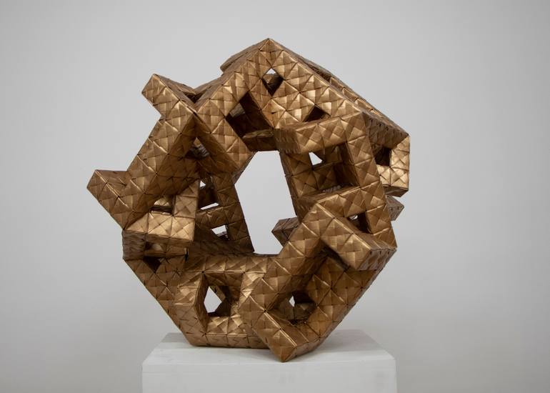 Original Modern Geometric Sculpture by Vance Houston