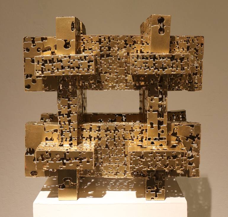 Original Geometric Sculpture by Vance Houston