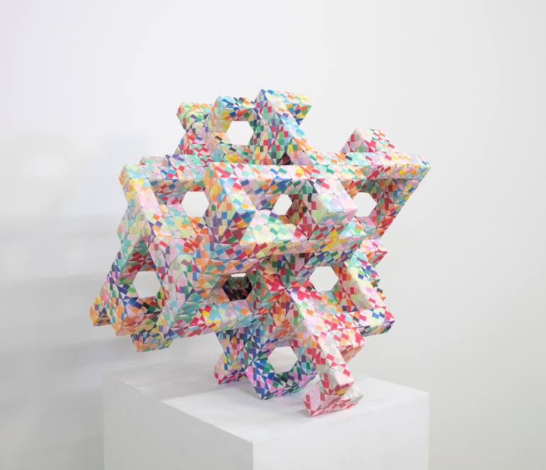 Origami Sculpture (Untitled) Sculpture by Vance Houston | Saatchi Art