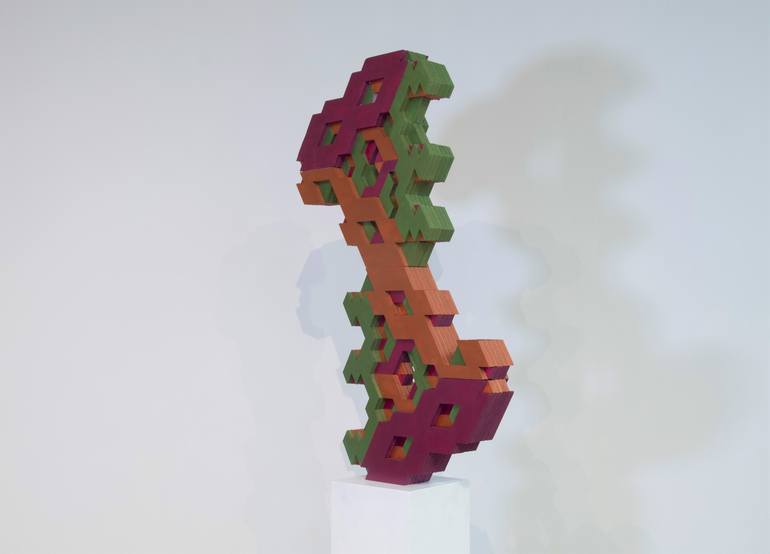 Original Modern Geometric Sculpture by Vance Houston