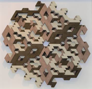 Original Modern Geometric Sculpture by Vance Houston