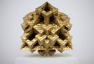 Original Geometric Sculpture by Vance Houston