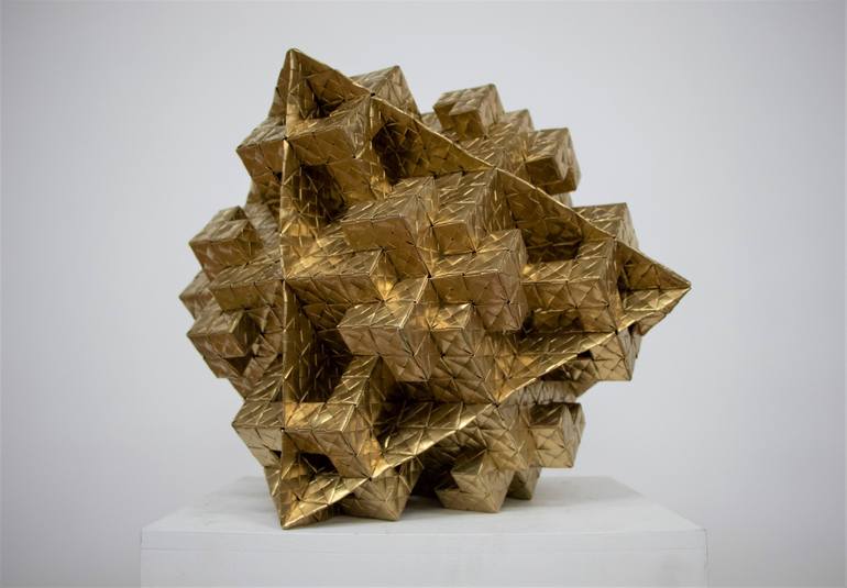 Original Modern Geometric Sculpture by Vance Houston