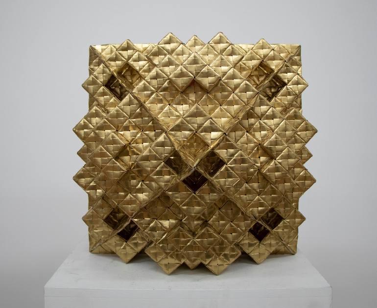 Original Modern Geometric Sculpture by Vance Houston