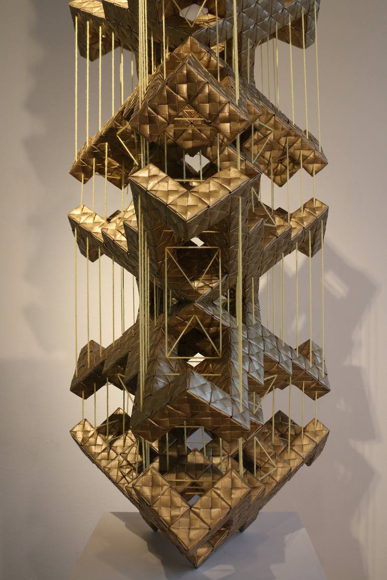 Original Modern Geometric Sculpture by Vance Houston