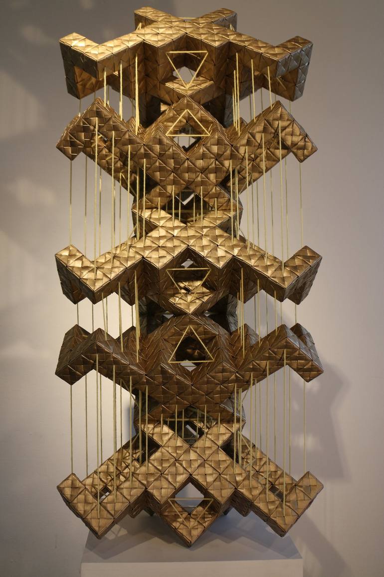 Original Geometric Sculpture by Vance Houston