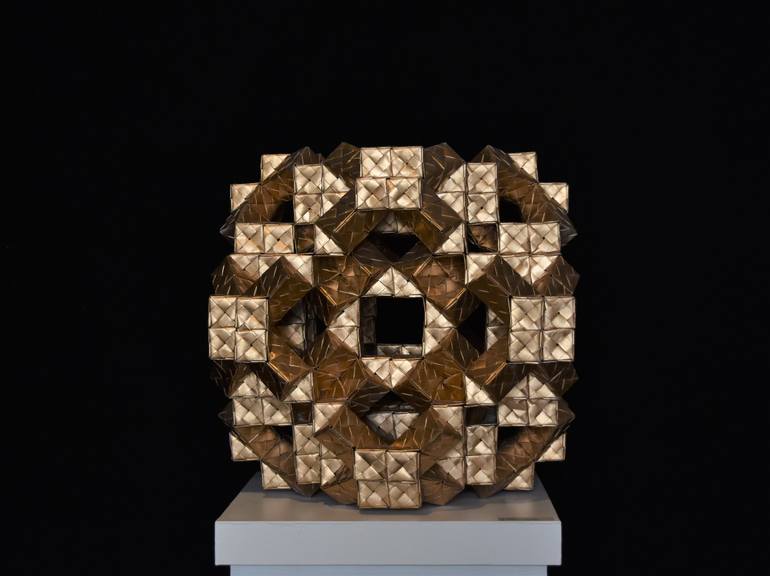 Original Abstract Geometric Sculpture by Vance Houston