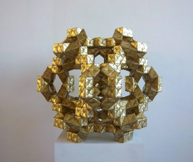 Original Geometric Sculpture by Vance Houston