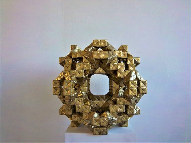 Original Cubism Geometric Sculpture by Vance Houston