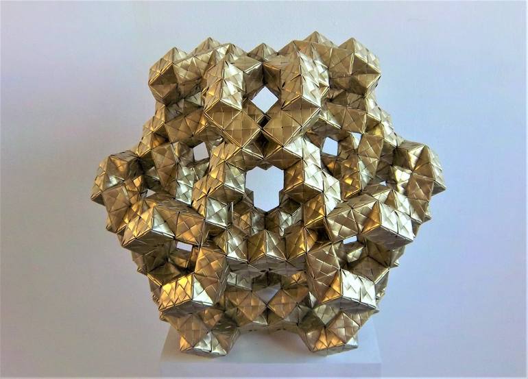 Original Cubism Geometric Sculpture by Vance Houston