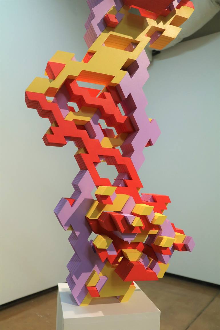 Original Cubism Abstract Sculpture by Vance Houston