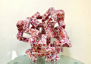 Cubic Transformation Complex Organic Design in Origami Candy Cane thumb