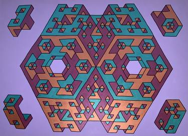 Original Geometric Paintings by Vance Houston