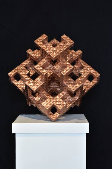 Cubic Design in Paper Engineering : Original Origami Concrete Organic Formula Complex Mathematical Tedious thumb
