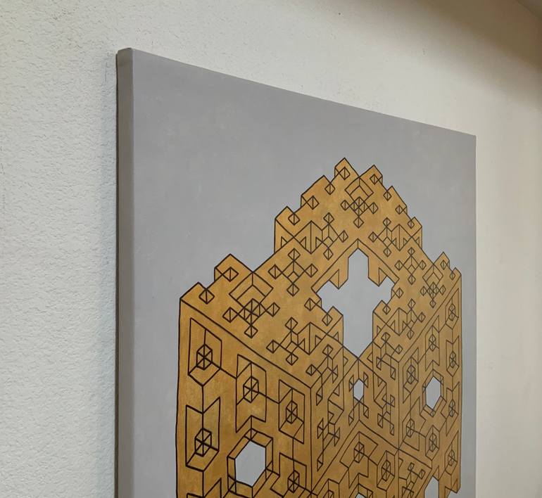 Original Abstract Fantasy Painting by Vance Houston